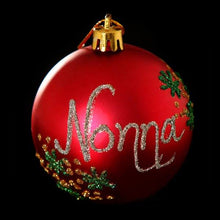 Load image into Gallery viewer, Red Matte Shatterproof Baubles 80mm Santa's Little Painters