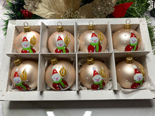 Load image into Gallery viewer, 60mm Hand Painted Snowman with Green Scarf Santas little painters