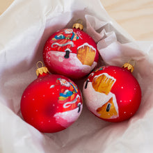Load image into Gallery viewer, Red Chimney Santa 100mm Santa's Little Painters