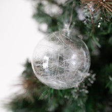 Load image into Gallery viewer, Glass Icicle Baubles 100mm Santa's Little Painters