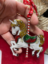 Load image into Gallery viewer, Unicorn Hanging Ornament Santas little painters
