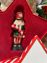 Load image into Gallery viewer, Nutcracker Tipperary Crystal Hanging Ornament Santas little painters
