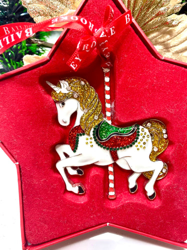 Rocking horse hanging Santas little painters