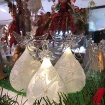 Light Up Personalised Angel Santa's Little Painters