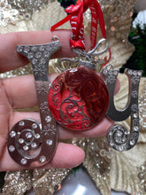 Load image into Gallery viewer, Joy Hanging Ornament Santas little painters
