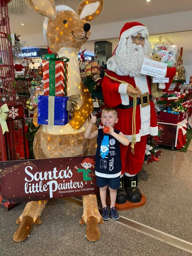 Doin' it for the kids... Santas little painters