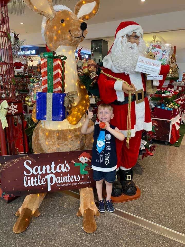 Doin' it for the kids... Santas little painters