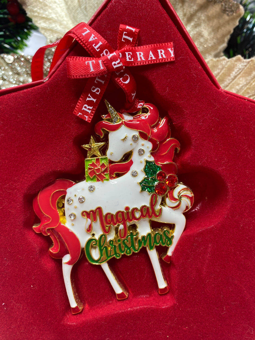 Unicorn Hanging Ornament Santas little painters