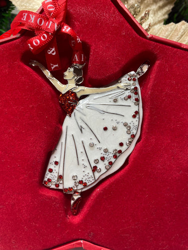 Ballerina Hanging Ornament Santas little painters