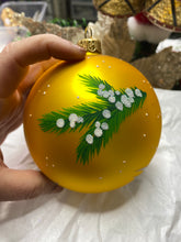 Load image into Gallery viewer, Gold Santa on Sleigh Santas little painters
