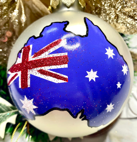 Australian Map Santa's Little Painters