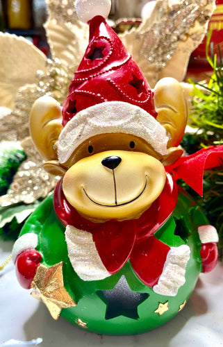 LED Teddy Bear Santa's Little Painters