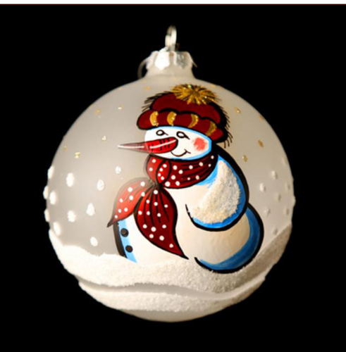 Carrot Nose Snowman 100mm Santa's Little Painters